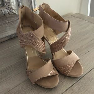 Jessica Simpson suede heels